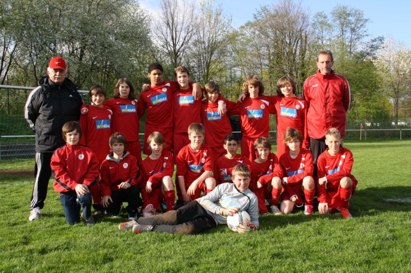 U13 des KSV nach dem Sieg gegen Gudensberg