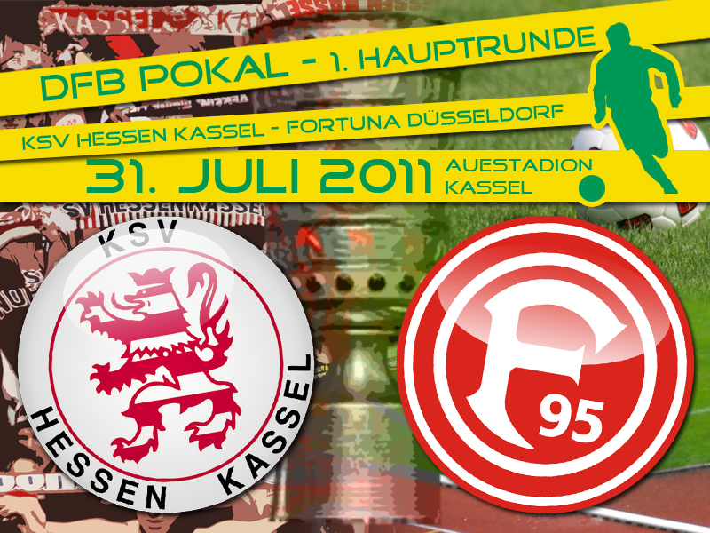DFB-Pokal KSV Hessen Kassel - Fortuna DĂŒsseldorf DFB-Pokal KSV Hessen Kassel - Fortuna DĂŒsseldorf