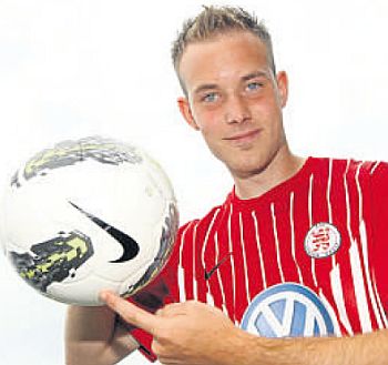 Will sich beim KSV Hessen Kassel weiterentwickeln: Patrick Herpe. Will sich beim KSV Hessen Kassel weiterentwickeln: Patrick Herpe.