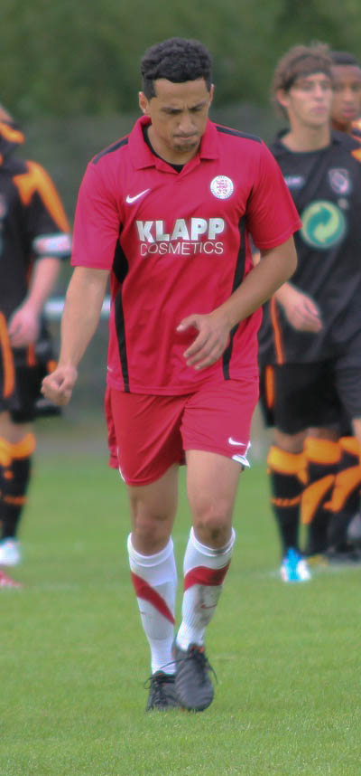 Harez Habib beim Spiel gegen den OSC Vellmar II