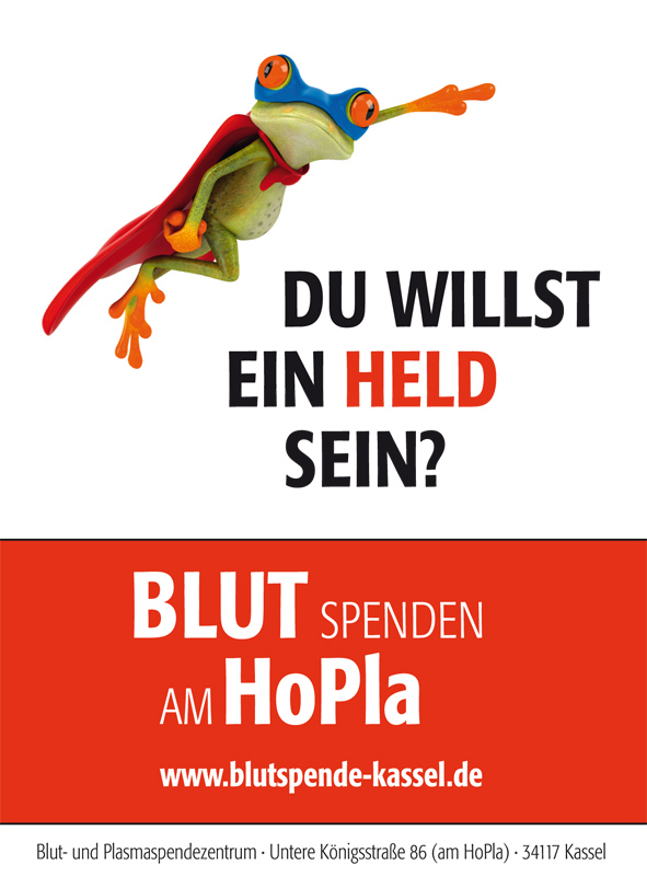 Blutspendezentrum: Du willst ein Held sein?