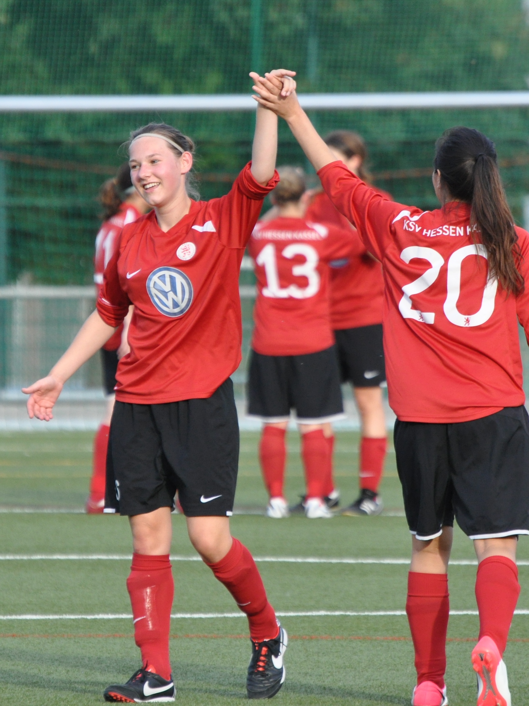 Laura Wickert erzielte zwei Treffer gegen Zierenberg
