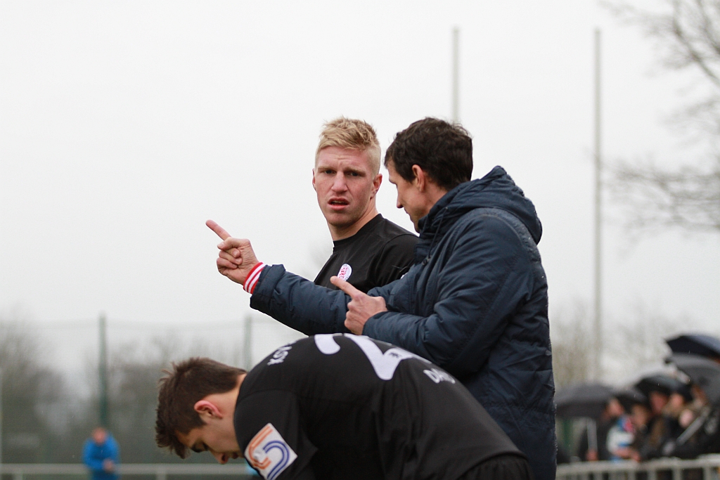 Trainer Mink, Steffen Dieck und Marco Dawid