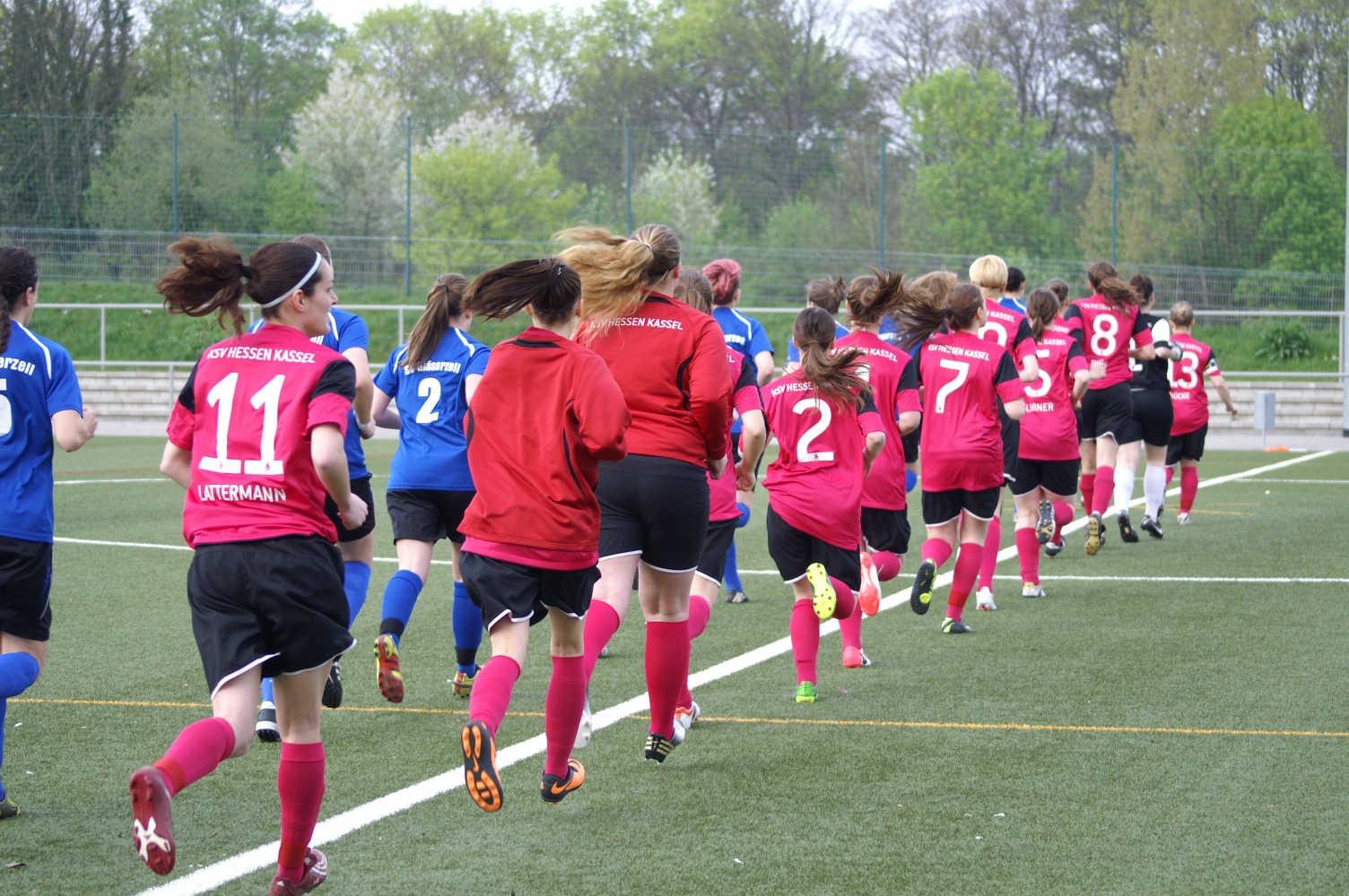 KSV Hessen Kassel Frauen - SV Gläserzell II: Vor dem Anpfiff