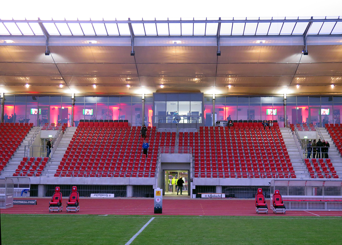 Netzwerkabend im Auestadion: Blick auf VIP-Lounge