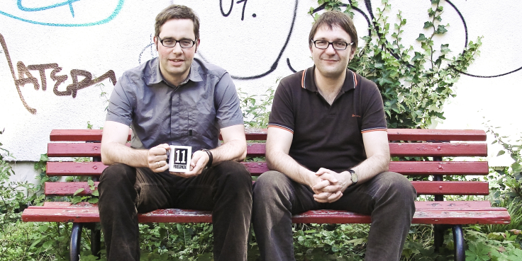11 FREUNDE-Redakteure Philipp KOSTER (links) und Jens KIRSCHNECK 11 FREUNDE-Redakteure Philipp KOSTER (links) und Jens KIRSCHNECK
