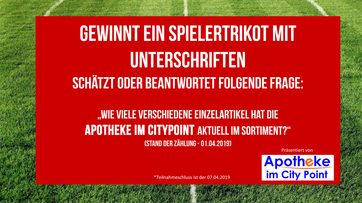 Gewinnspiel Apotheke im Citypoint