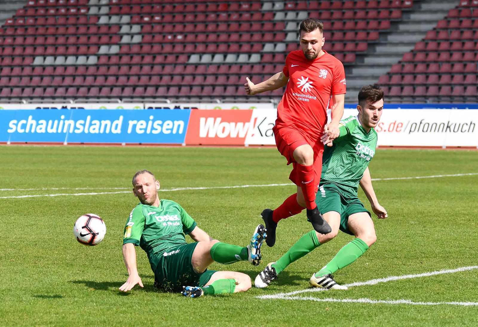 Marco Dawid im Spiel gegen FV Bad Vilbel