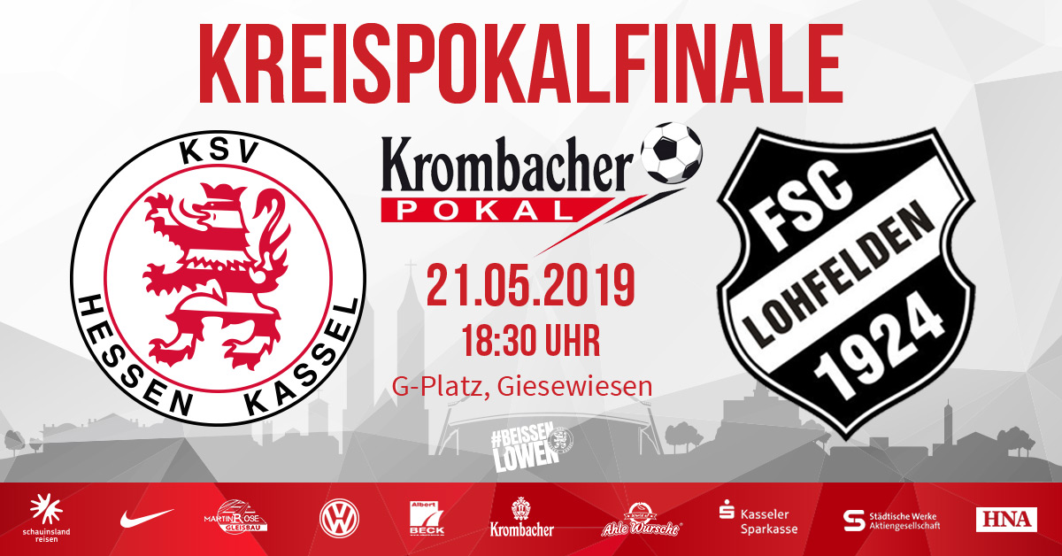 Krombacher Kreispokalfinale KSV Hessen - FSC Lohfelden