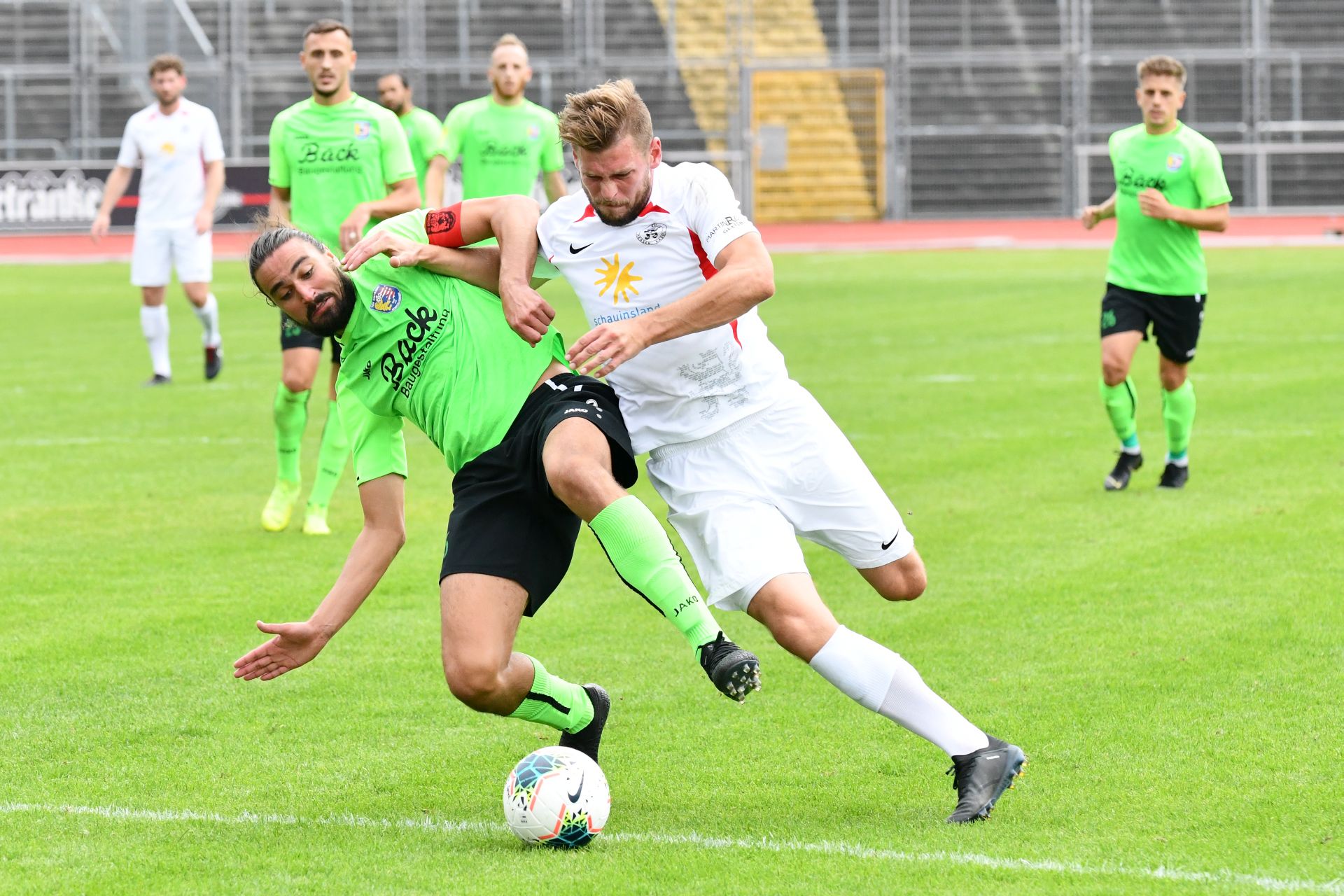 Lotto Hessenliga 2019/2020, KSV Hessen Kassel, TSV Eintracht Stadtallendorf, Endstand 2:2, Sebastian Schmeer (KSV Hessen Kassel) Lotto Hessenliga 2019/2020, KSV Hessen Kassel, TSV Eintracht Stadtallendorf, Endstand 2:2, Sebastian Schmeer (KSV Hessen Kassel)