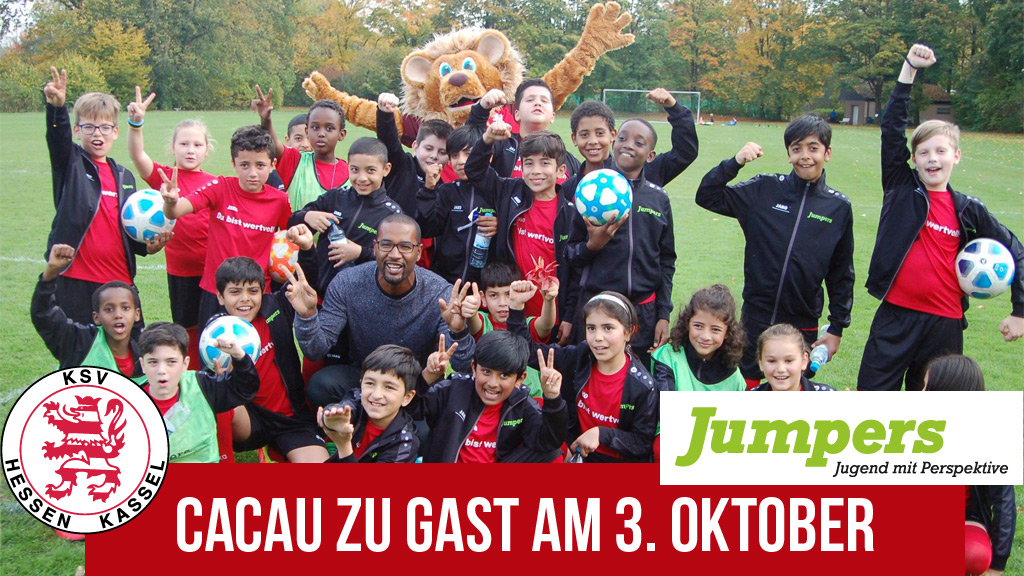 Jumpers und KSV laden zu Sport und Wort mit Cacau am 3.10.2019 zu Gast im Auestadion Jumpers und KSV laden zu Sport und Wort mit Cacau am 3.10.2019 zu Gast im Auestadion
