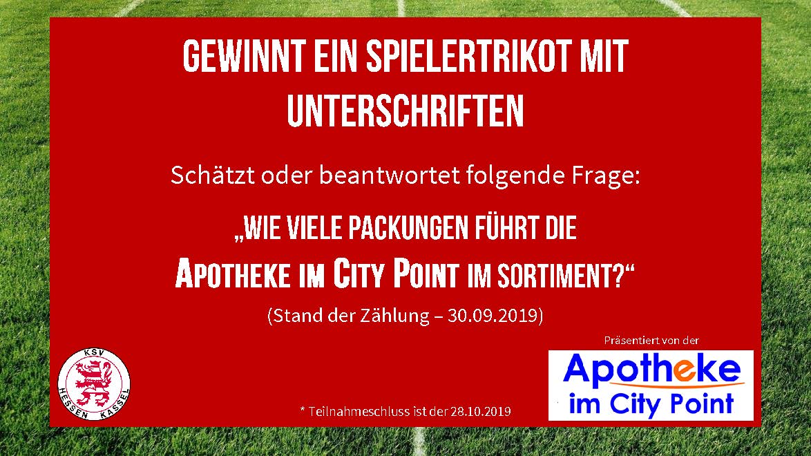 Gewinnspiel Apotheke im Citypoint