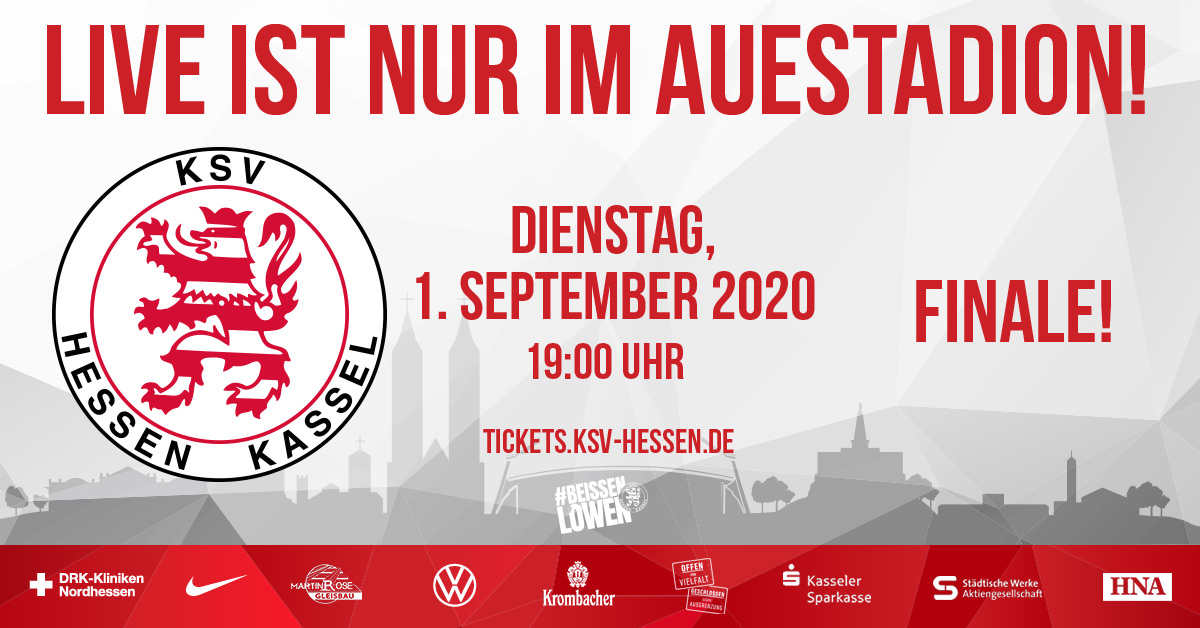 Kreispokalfinale am 1. September 2020 Kreispokalfinale am 1. September 2020