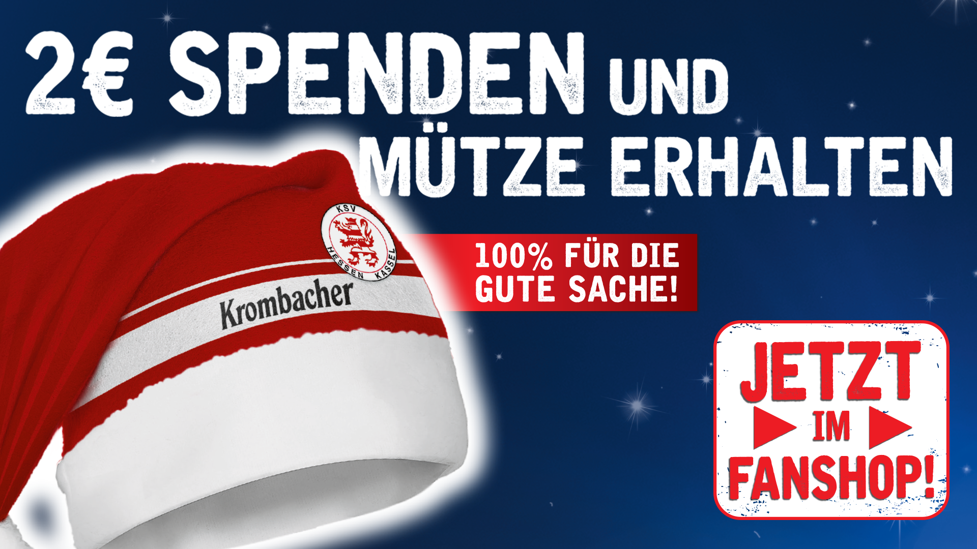 Gemeinsam für die gute Sache - Krombacher Zipfelmützenaktion 2020 Gemeinsam für die gute Sache - Krombacher Zipfelmützenaktion 2020
