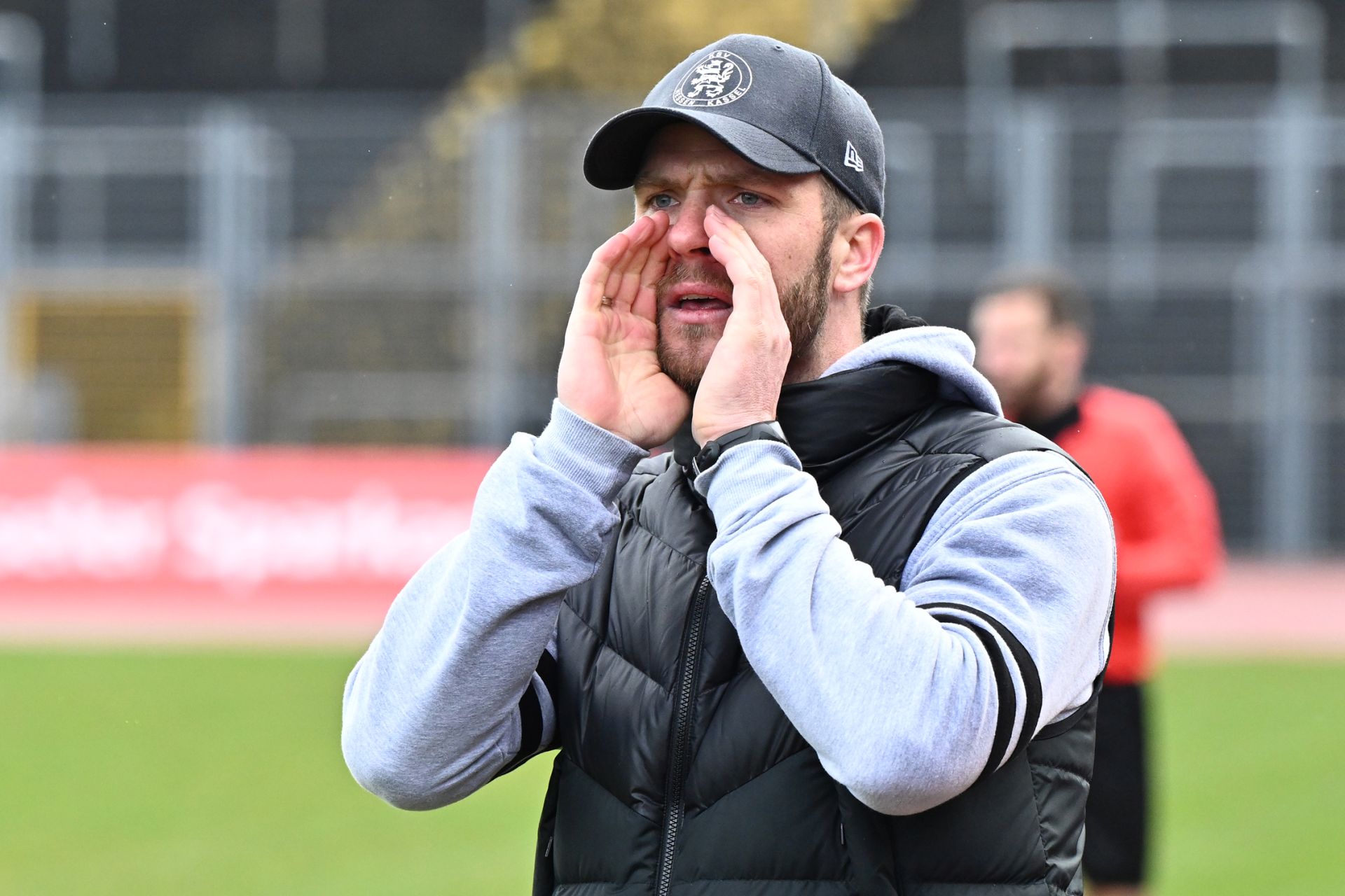 Regionalliga Südwest 2020/21, KSV Hessen Kassel, FSV Frankfurt, Endstand 2:1, Tobias Damm Regionalliga Südwest 2020/21, KSV Hessen Kassel, FSV Frankfurt, Endstand 2:1, Tobias Damm