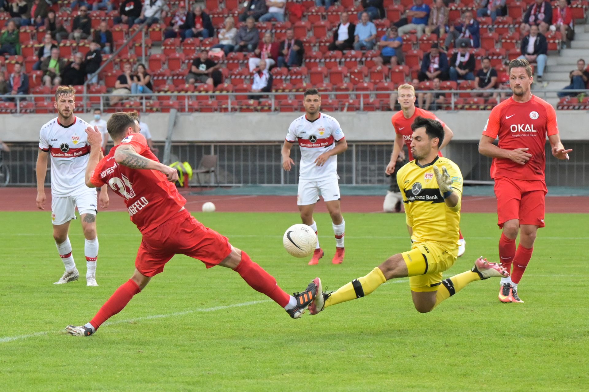 KSV Hessen Kassel, VfB Stuttgart II, Regionalliga Südwest, Saison 2021/22, Endstand 3:2