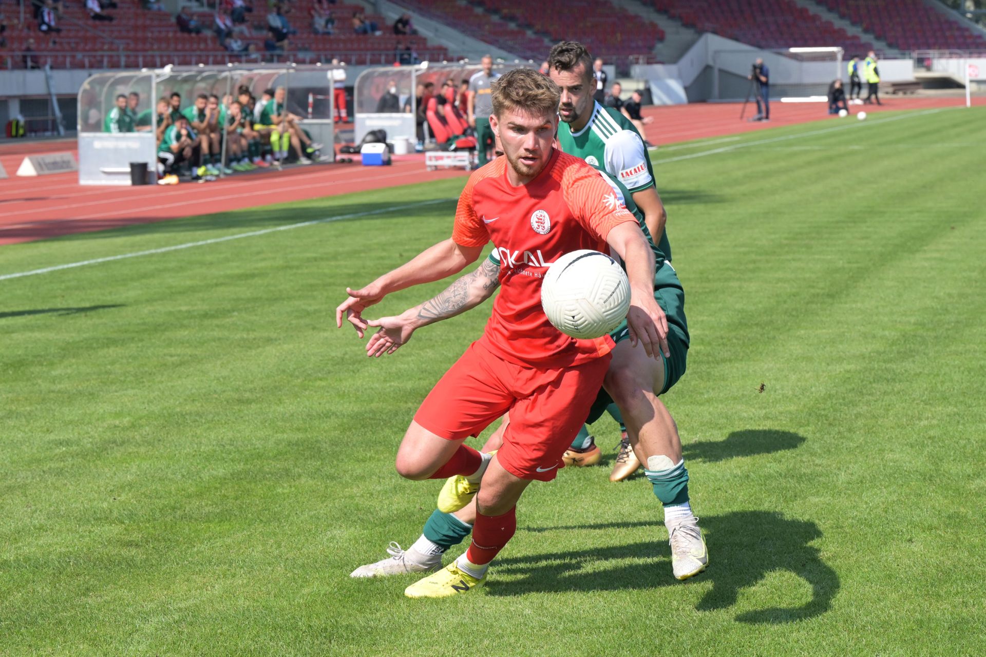 Regionalliga Südwest, Saison 2021/22, KSV Hessen Kassel, FC 08 Homburg, Endstand 3:0