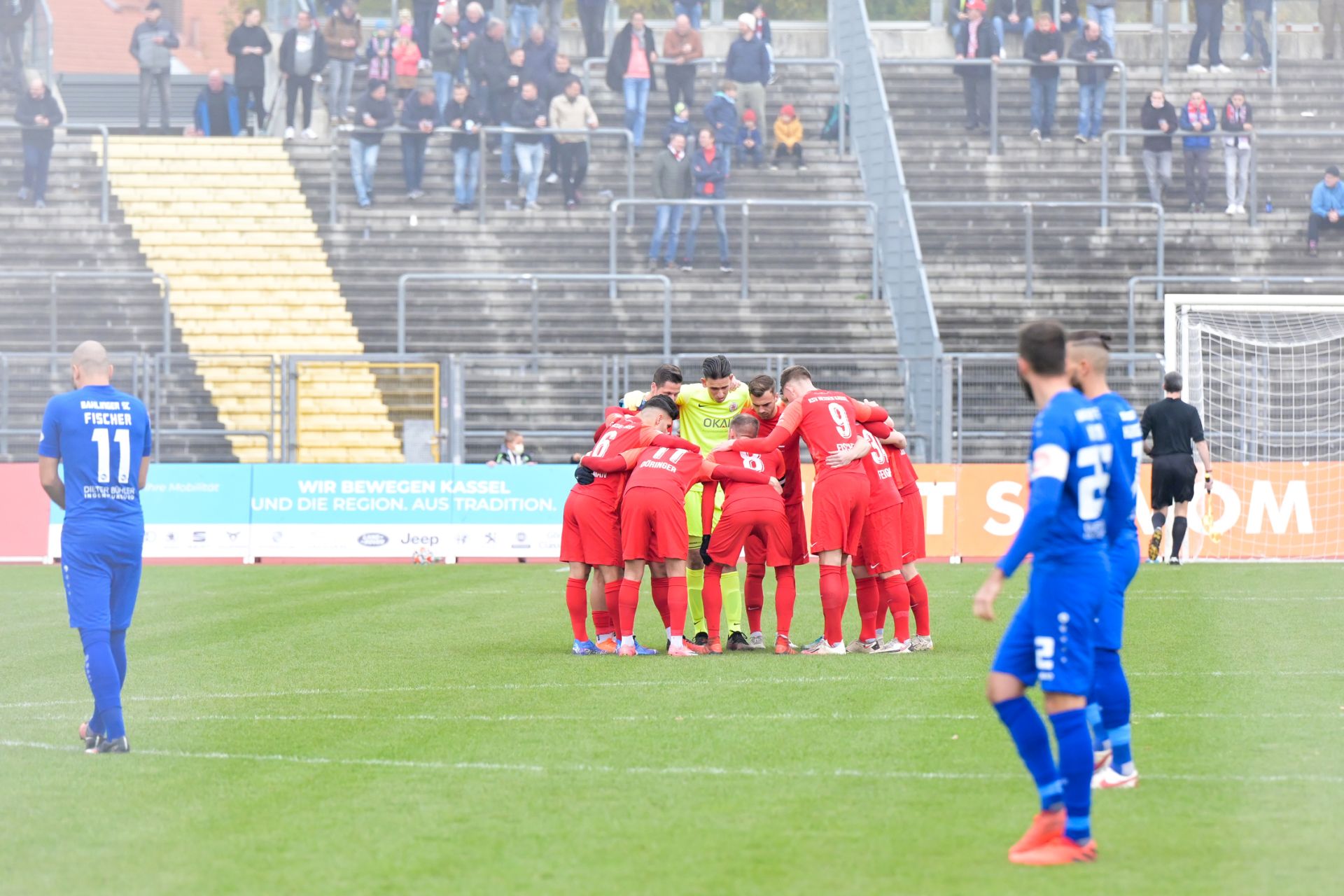 KSV Hessen Kassel, Bahlinger SC, Regionalliga Südwest, Saison 2021/22, Endstand 1:1