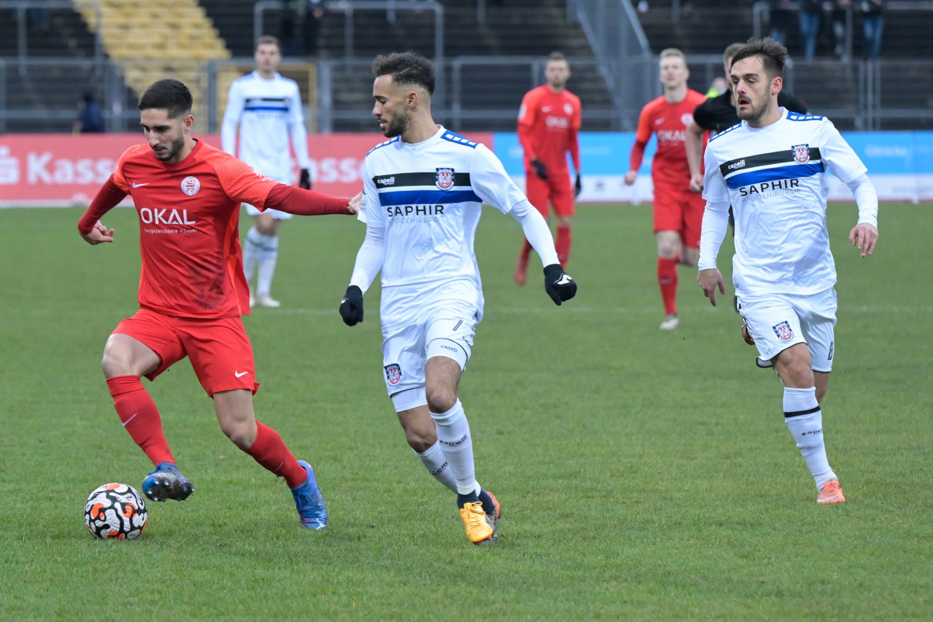 Regionalliga S�dwest, Saison 2021/22, KSV Hessen Kassel, FSV Frankfurt, Endstand 0:0, Kahraman Regionalliga S�dwest, Saison 2021/22, KSV Hessen Kassel, FSV Frankfurt, Endstand 0:0, Kahraman