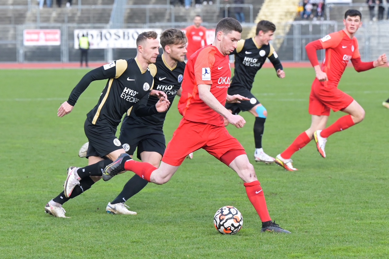 Regionalliga Südwest, Saison 2021/22, KSV Hessen Kassel, SV Elversberg, Endstand 0:2