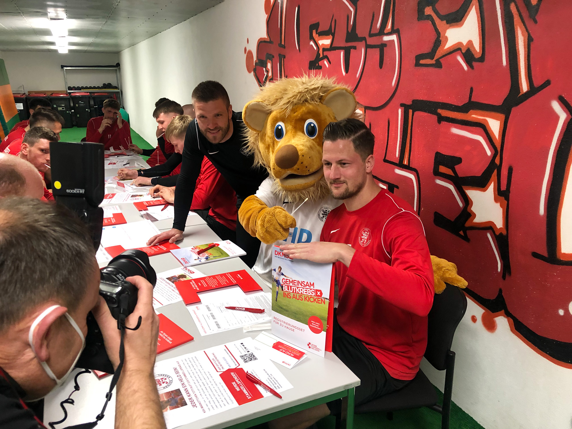 DKMS-Fußballhelden: Typisierungsaktion DKMS-Fußballhelden: Typisierungsaktion