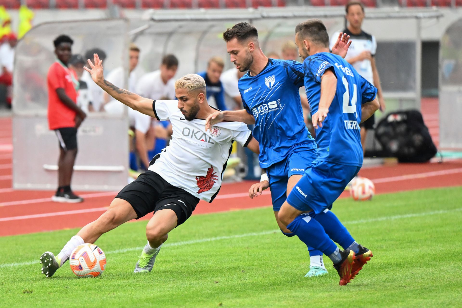Saison 2022/23, Spieltag 2, KSV Hessen Kassel, SGV Freiberg, Endstand 0:0 Saison 2022/23, Spieltag 2, KSV Hessen Kassel, SGV Freiberg, Endstand 0:0