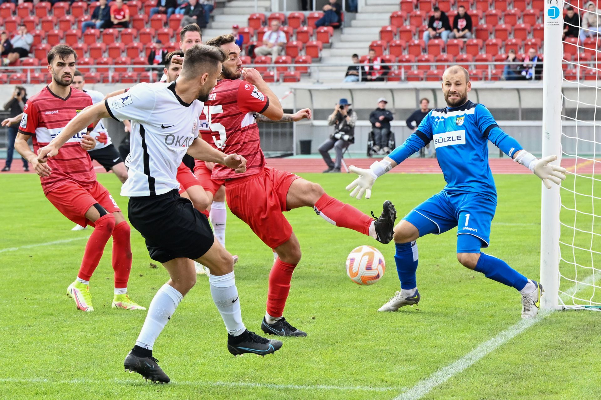 Saison 2022/23, KSV Hessen Kassel, TSG Balingen, Endstand 1:2 Saison 2022/23, KSV Hessen Kassel, TSG Balingen, Endstand 1:2