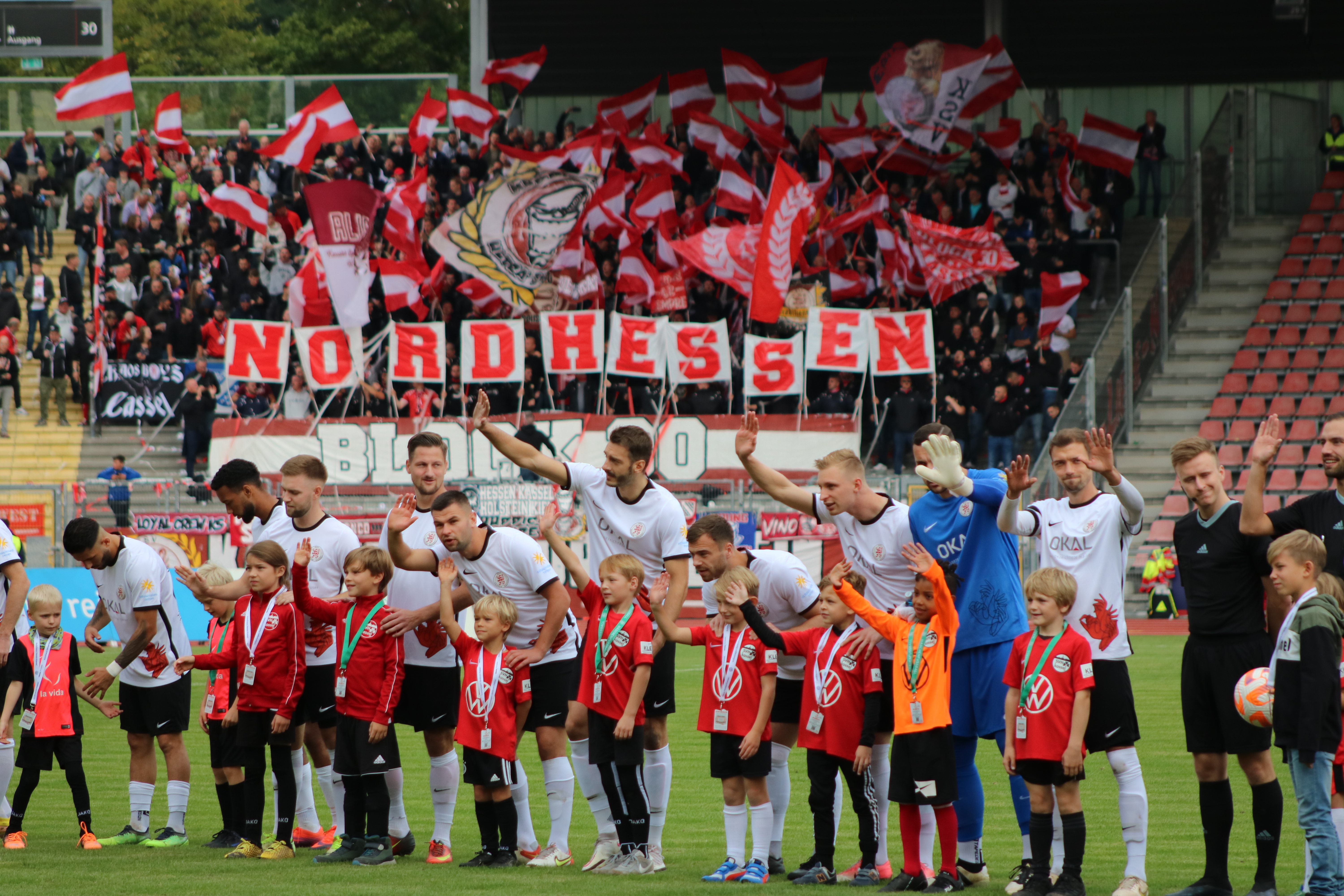 KSV Hessen Kassel - Kickers Offenbach: Kurve, Nordkurve, Fans