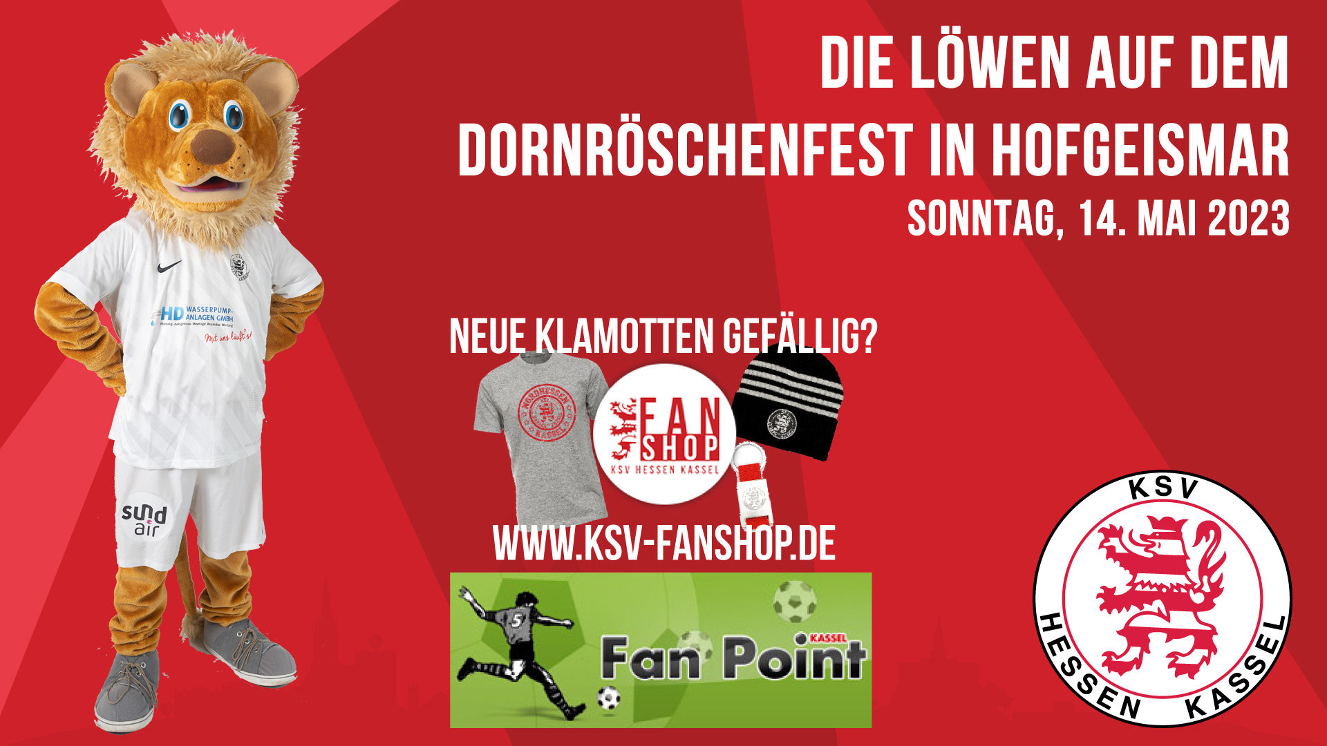Dornröschenfest in Hofgeismar am Sonntag, 14. Mai 2023