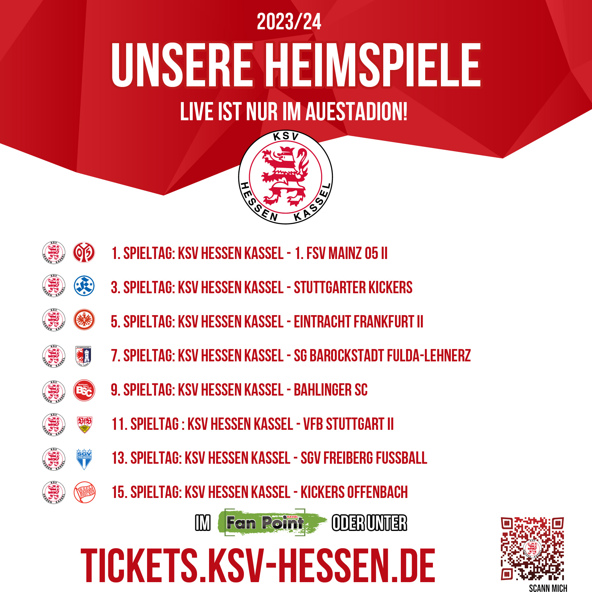 Heimspiele 2023/24