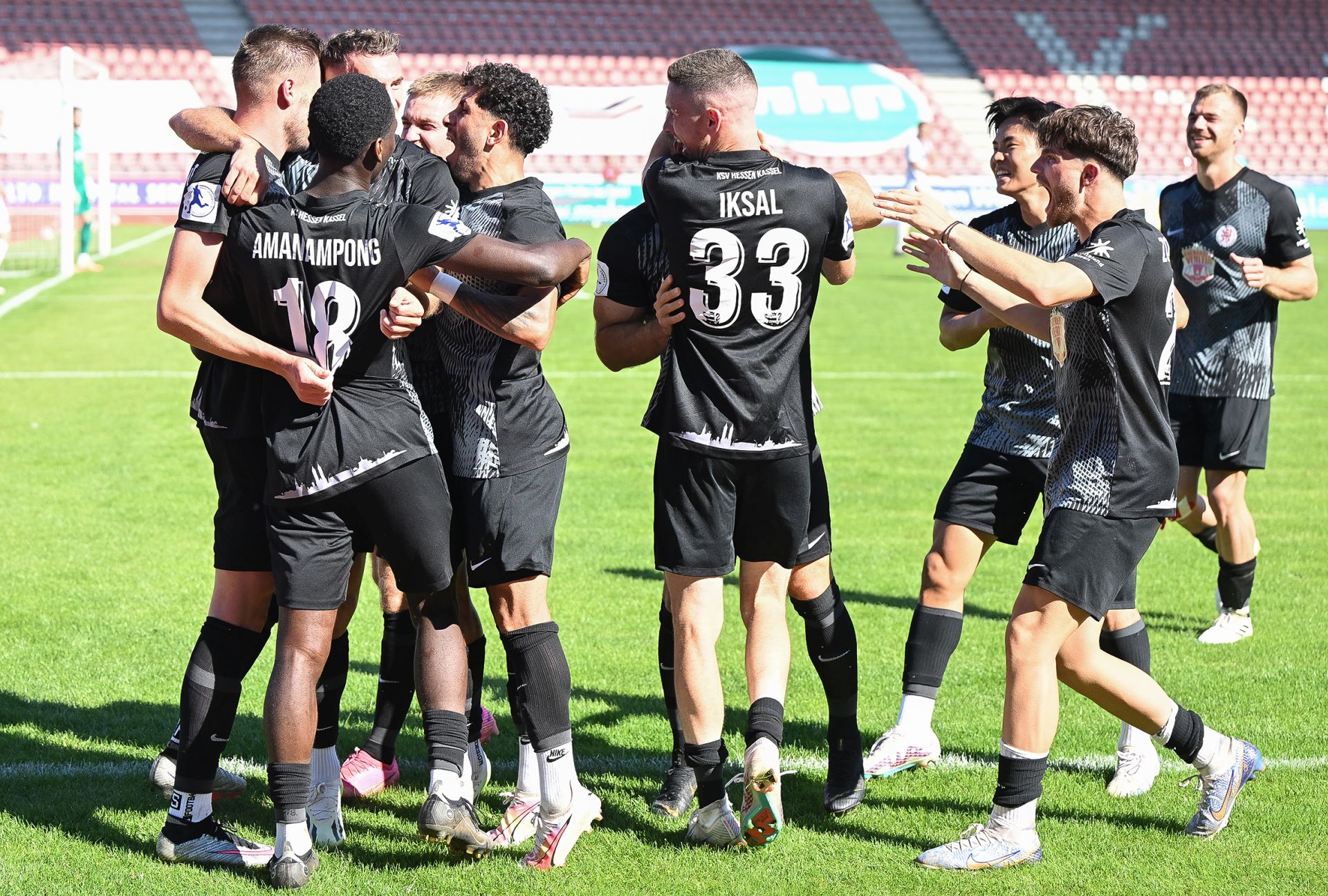 Saison 2022/23, KSV Hessen Kassel, SG Barockstadt Fulda-Lehner, Endstand 2:1 Saison 2022/23, KSV Hessen Kassel, SG Barockstadt Fulda-Lehner, Endstand 2:1