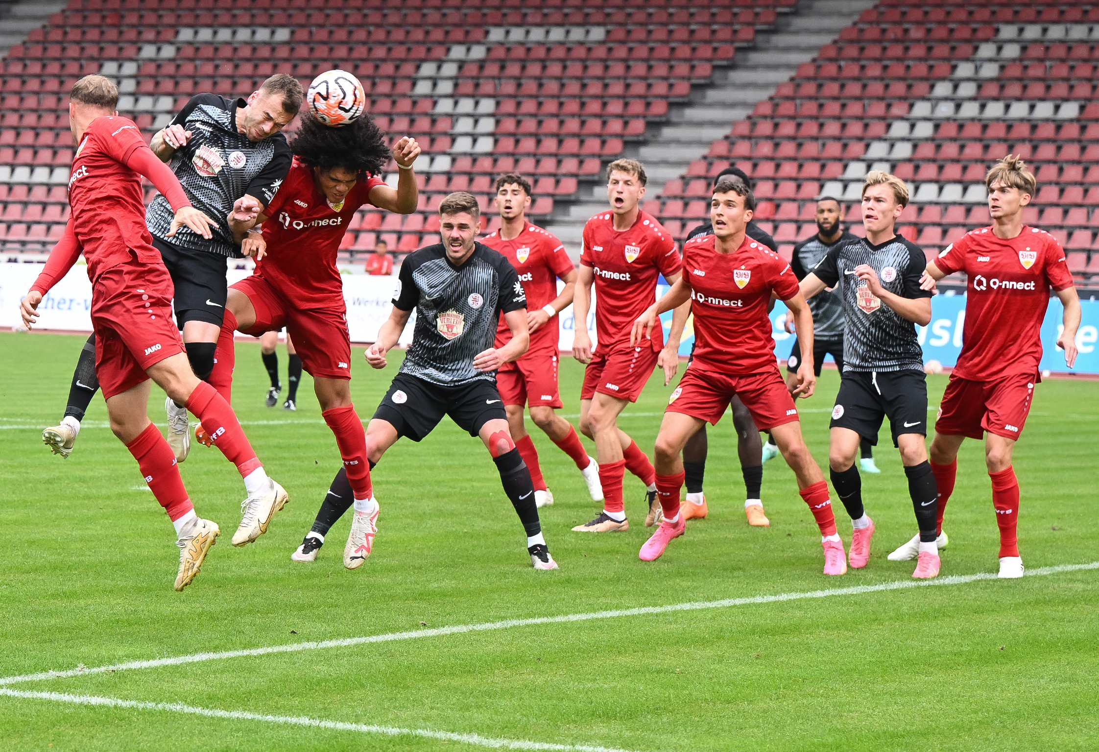 Saison 2023/24, KSV Hessen Kassel, VfB Stuttgart II, Endstand 1:5 Saison 2023/24, KSV Hessen Kassel, VfB Stuttgart II, Endstand 1:5