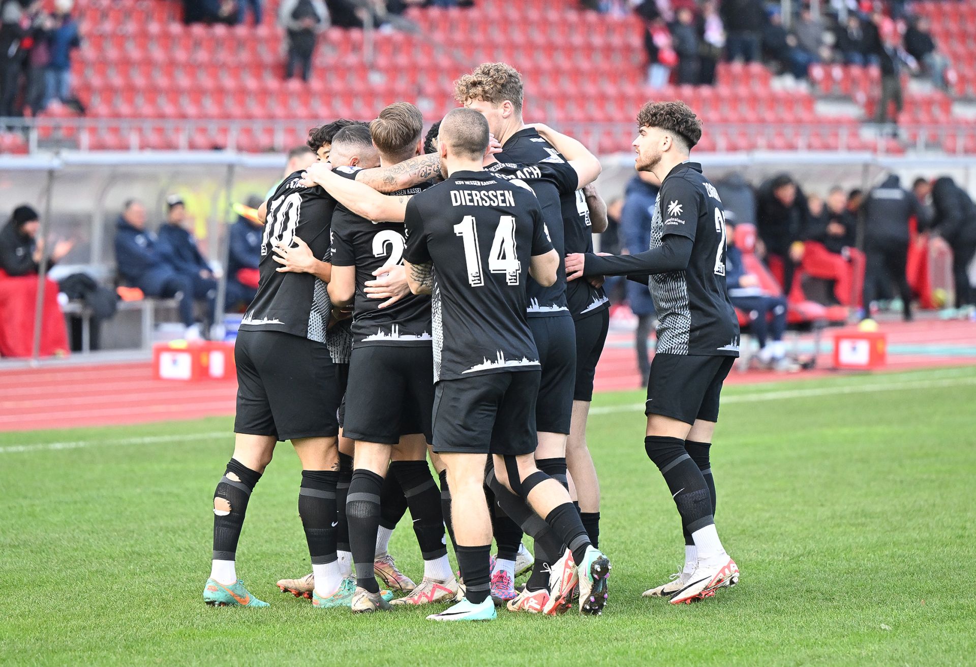 Saison 2023/24 , KSV Hessen Kassel, TSV Steinbach-Haiger, Endstand 3:2 Saison 2023/24 , KSV Hessen Kassel, TSV Steinbach-Haiger, Endstand 3:2