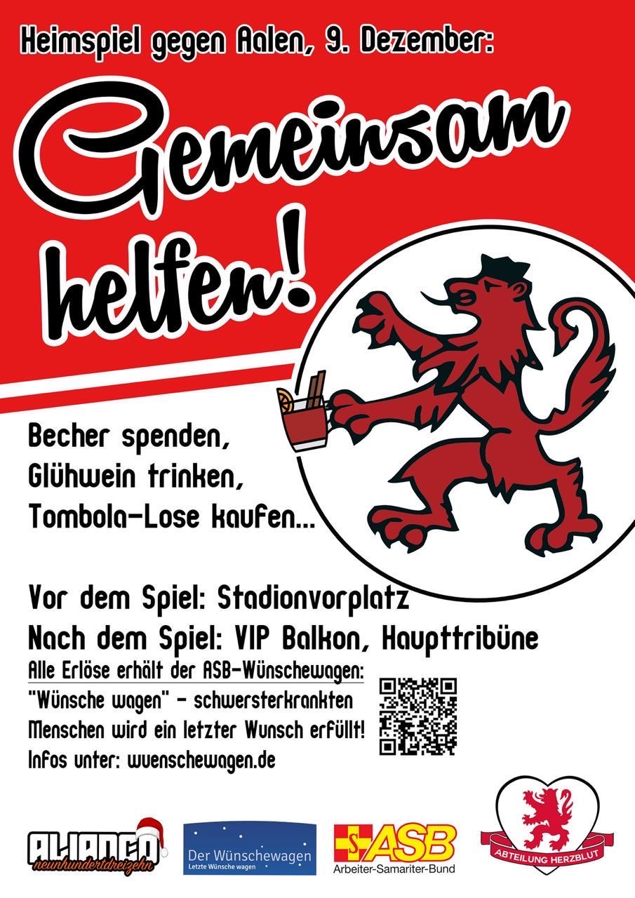 Fans sammeln für den ASB-Wünschewagen