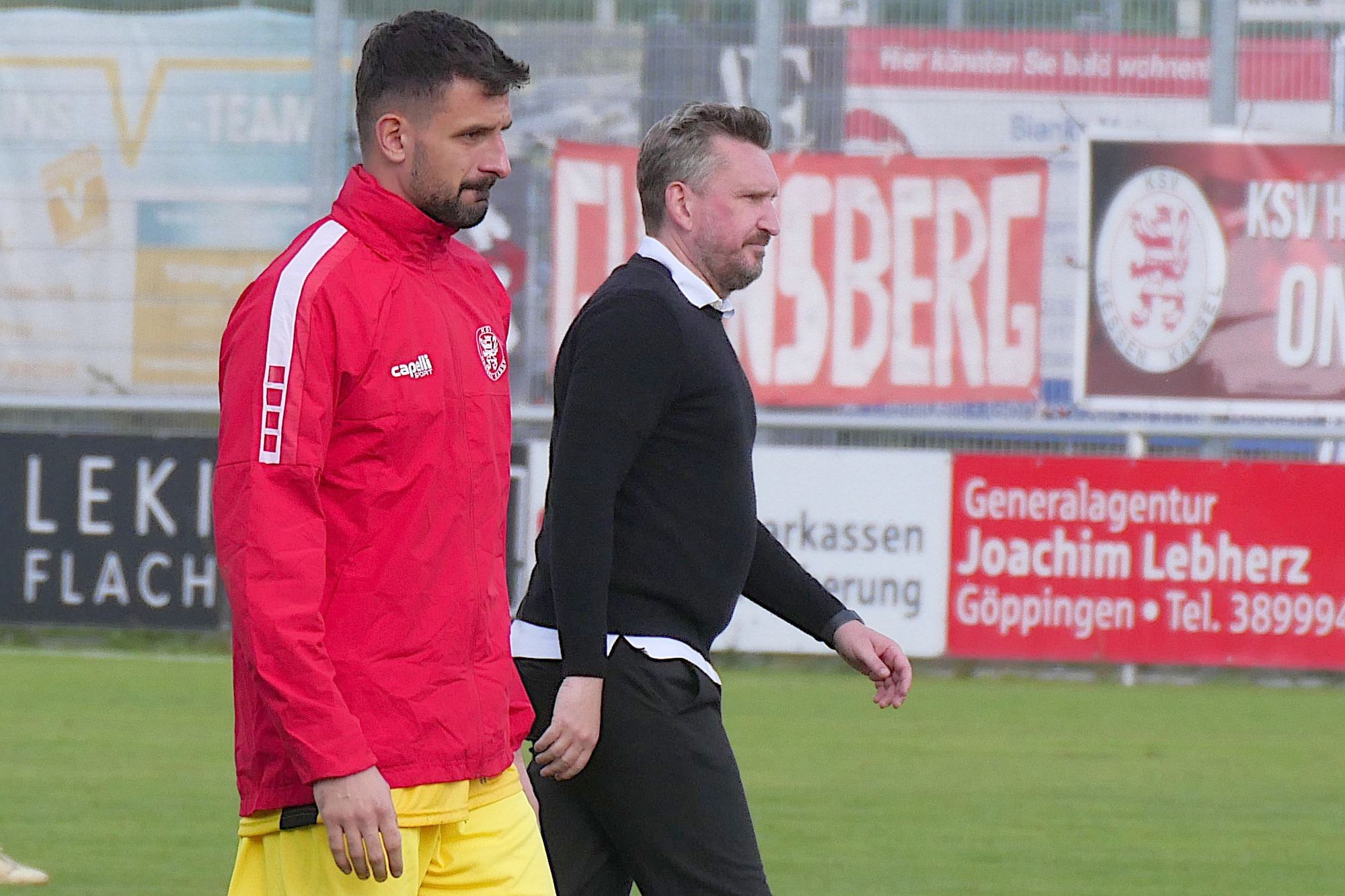 1. Göppinger SV - KSV Hessen Kassel, Langhoff, Kiene