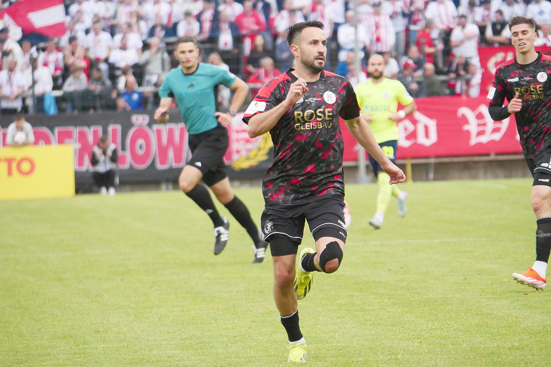 Krombacher Hessenpokal Finale 2024/25 KSV Hessen Kassel - SV Wehen Wiesbaden, Rupp