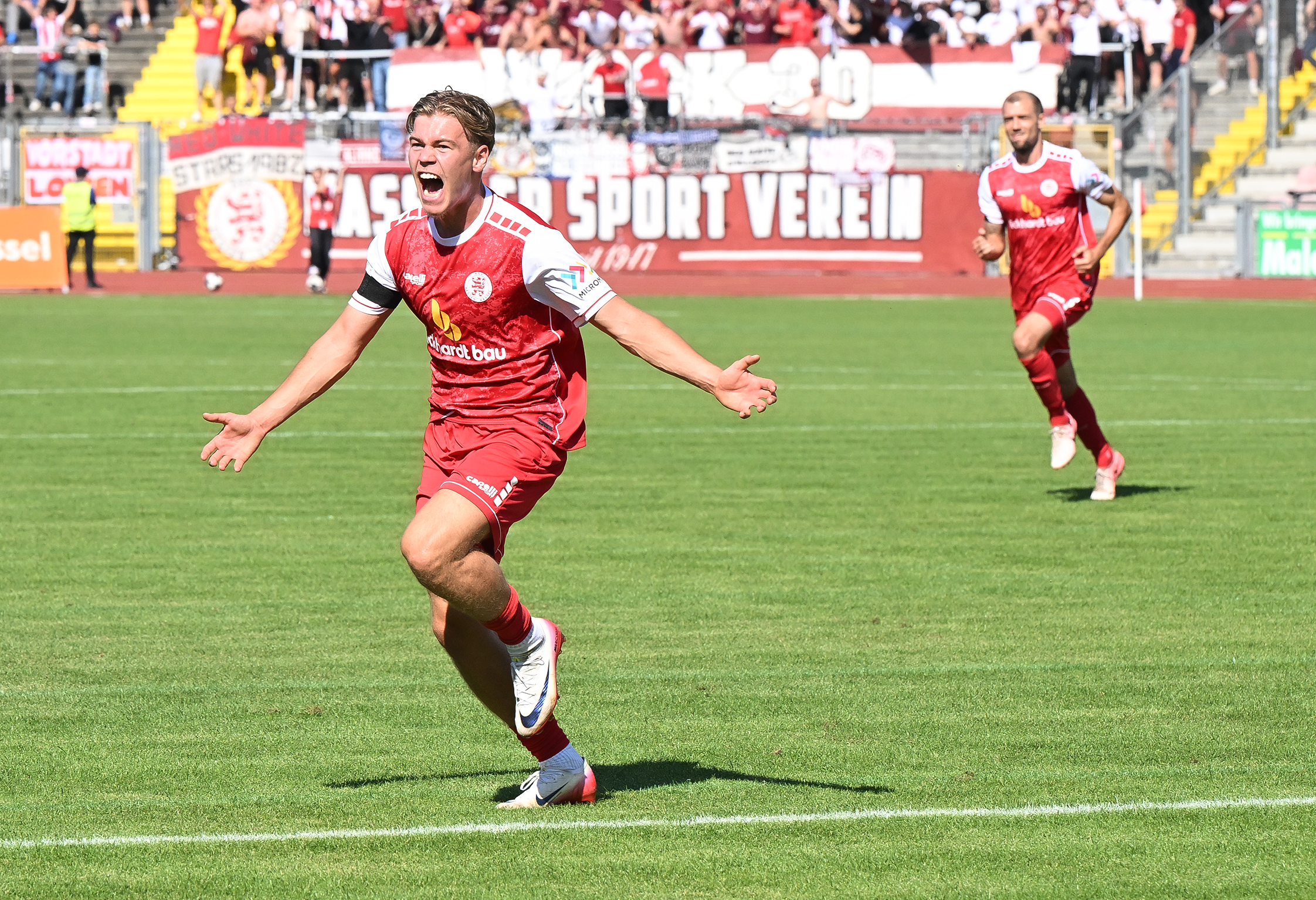KSV Hessen Kassel, SG Sonnenhof Großaspach, Endstand 2:2 KSV Hessen Kassel, SG Sonnenhof Großaspach, Endstand 2:2