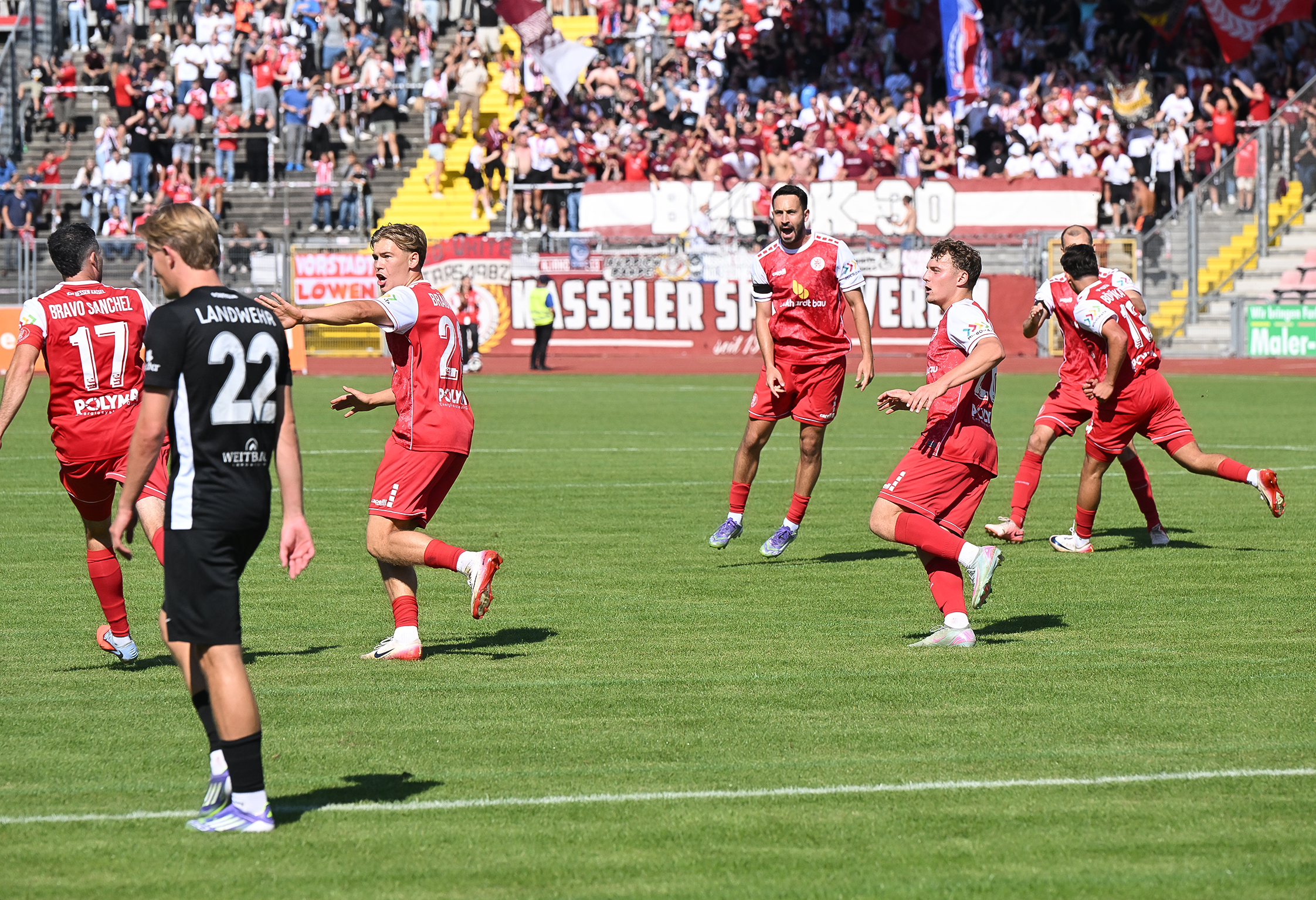 KSV Hessen Kassel, SG Sonnenhof Großaspach, Endstand 2:2