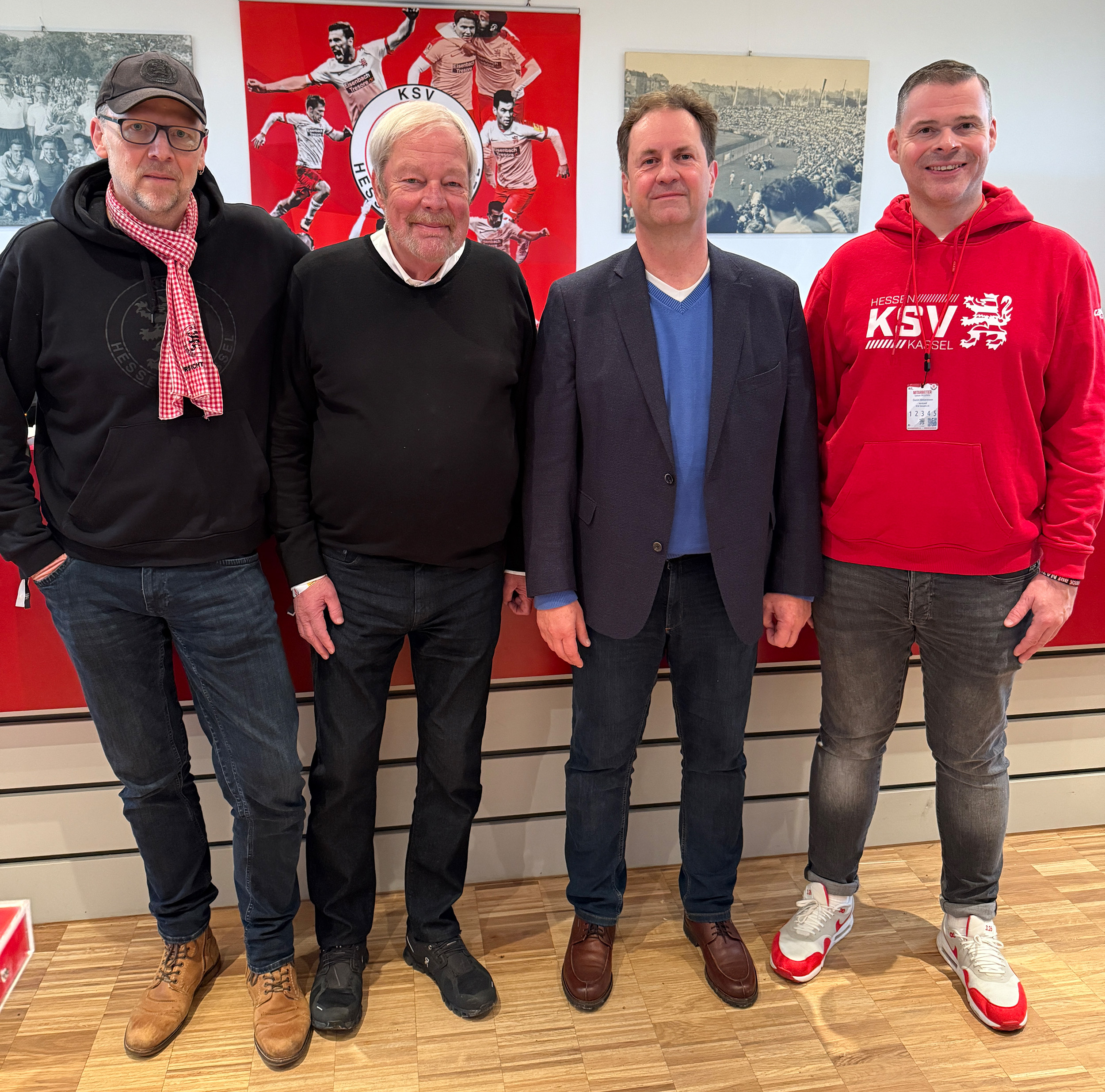 Neu im Aufsichtsrat: Karsten Crede (3.v.l.) zusammen mit Jens Lüdecke, Fritz Westhelle und Daniel Bettermann