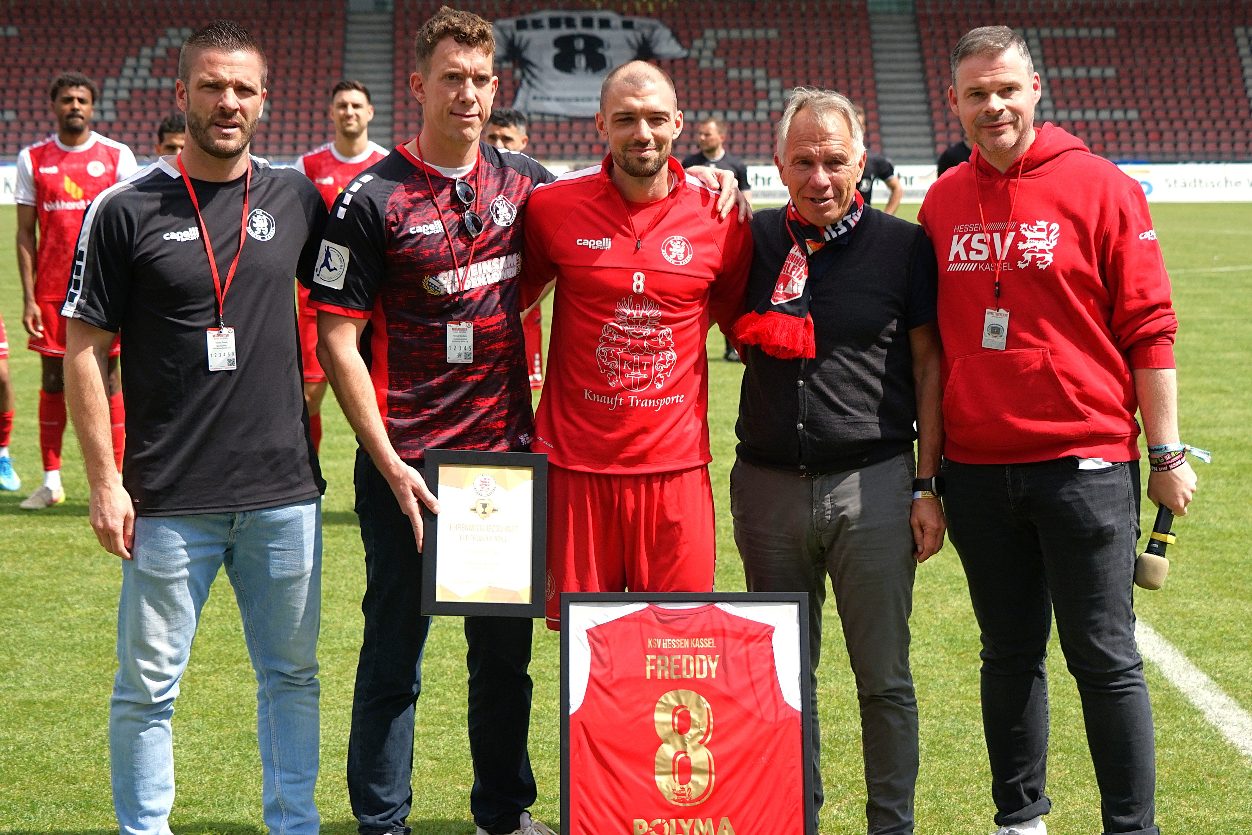 KSV Hessen Kassel - TSV Steinbach Haiger, Verabschiedung, Brill, Damm, Rose, Bettermann, Beisheim