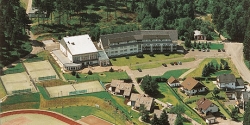 Luftbildaufnahme Sporthotel Oberhof und Umgebung