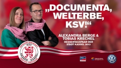 KSV Kampagne 2013 Hessentagspaar Stadt Kassel Alexandra Berger und Tobias Krechel