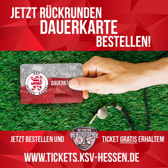 Rückrunden-Dauerkarte Rückrunden-Dauerkarte