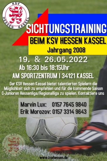 Sichtungstraining U15