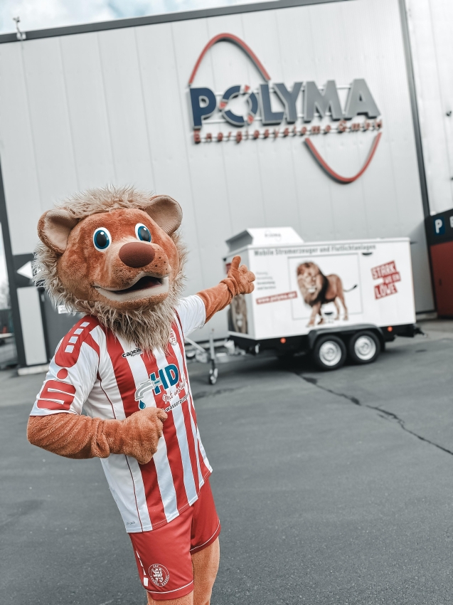 POLYMA ist neuer R&uuml;ckensponsor des KSV Hessen Kassel