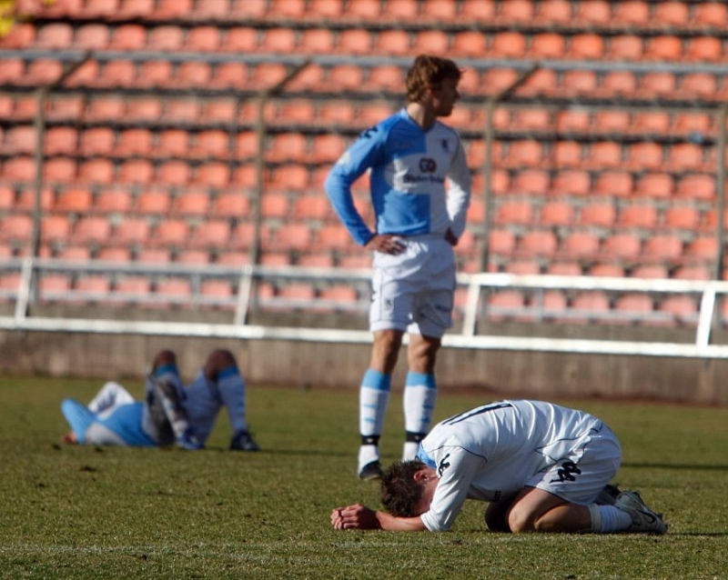 Ärgerten sich mächtig über den Ausgleich - die Spieler von 1860