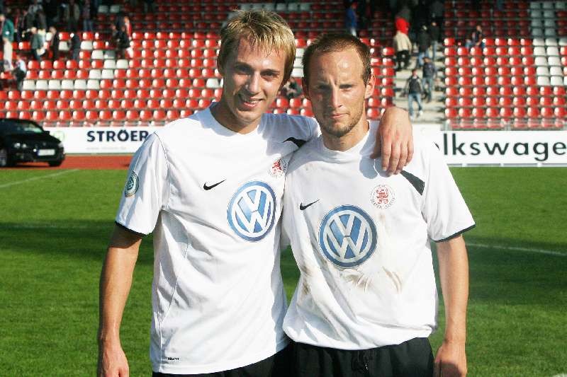 KSV Hessen - TSV Grossbardorf: Dennis Tornieporth und Rene Ochs