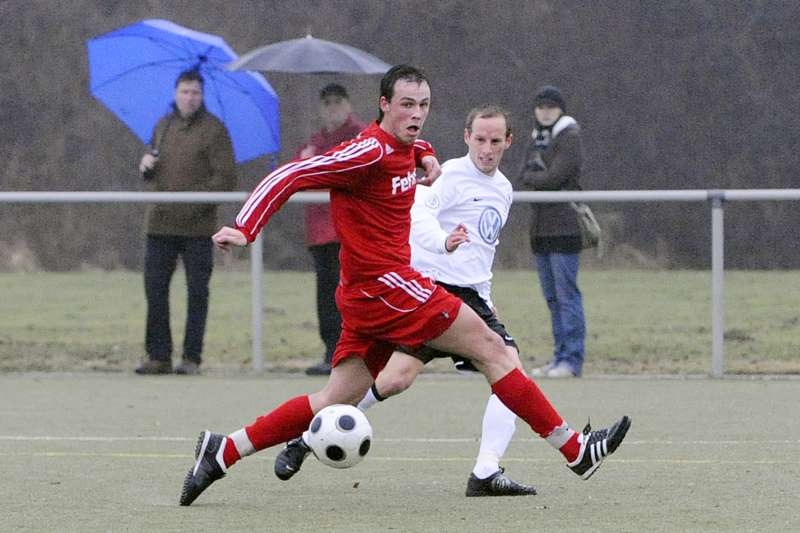 Flügelflitzer und Vorlagengeber Rene Ochs, der mustergültig beim Testspiel in Lohfelden das KSV-Führungstor einleitete