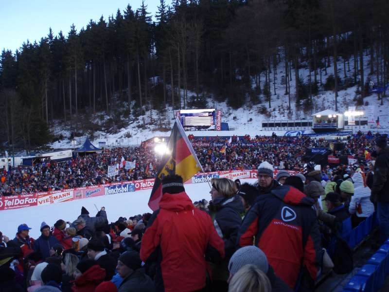 Zielzone Weltcup-Skispringen Willingen 2009