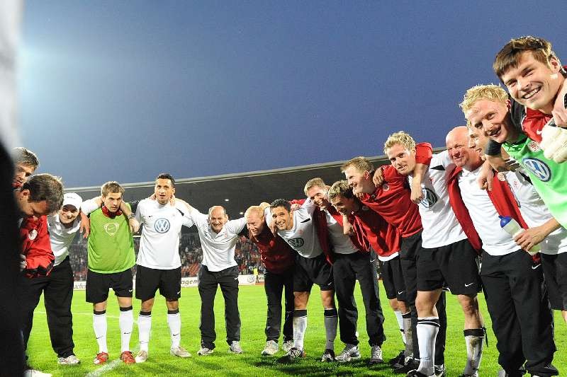 KSV Hessen - 1. FC Nürnberg II: Jubel über den Sieg